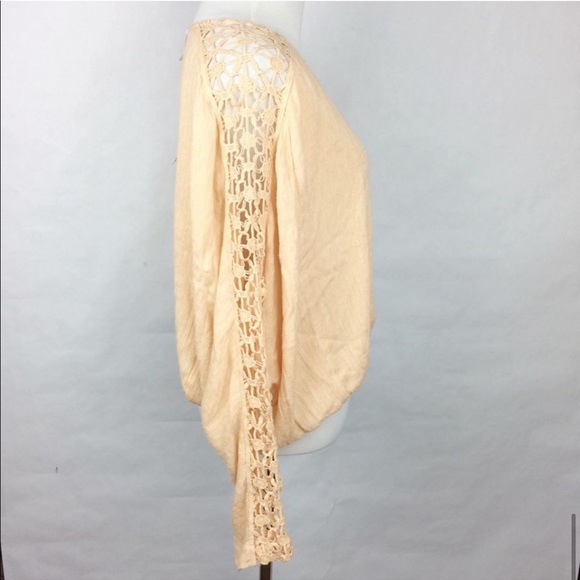 โก๏ธHPโก๏ธFree People Runaway Crochet Wrap Crop top - Picture 7 of 8